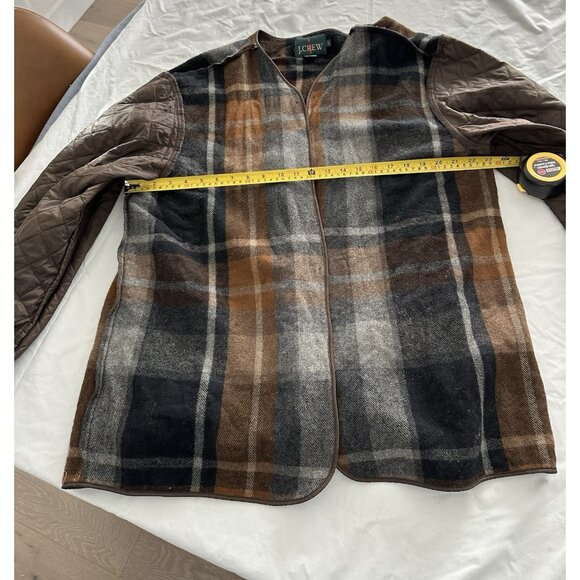 J Crew Wool Jacket Liner Men’s Lining Plaid XL - Picture 6 of 9